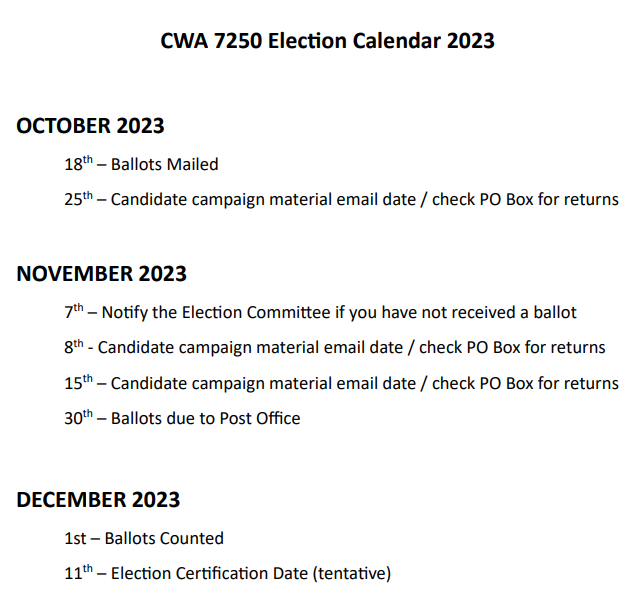 2023 Ecom calendar update